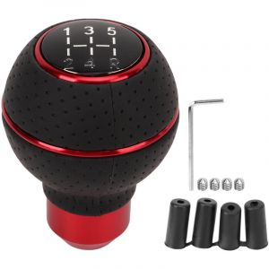 Pommeau de levier de vitesse 5 vitesses M8 M10 M11 M12 universel en aluminium pour voiture, pommeau de levier de vitesse manuel pour transmission