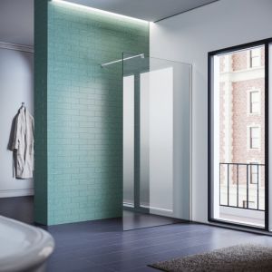 SONNI Walk In Paroi de douche avec stabilisateur coulissant 70-140cm Cabine de douche 8mm nano-rev&ecirc;tement verre ESG 70x200cm verre clair,avec