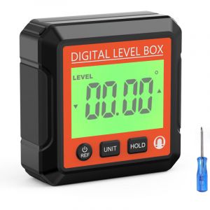 Rapporteur num&eacute;rique, inclinom&egrave;tre, instrument de mesure d'angle, niveau, inclinom&egrave;tre, instrument de mesure d'angle avec base magn&eacute;tique, rapporteur