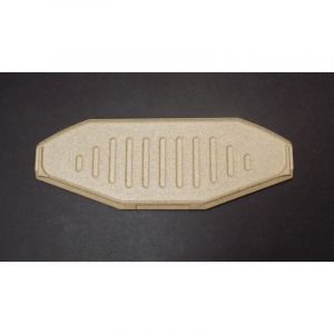 Kaminxpert - D&eacute;flecteur pour po&ecirc;les &agrave; chemin&eacute;e 15 de Aduro - vermiculite - dimensions d'encastrement parfaitement adapt&eacute;es