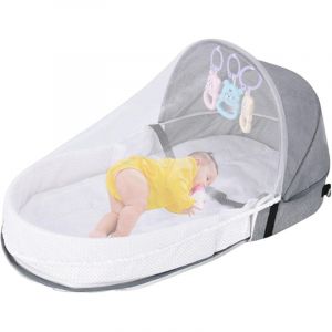 Berceau Portable,Lit Bebe Pliable Lit Bebe Voyage,Berceau Portable Pour B&eacute;b&eacute;,couffin De Voyage Pliable,Berceau Portable Pour B&eacute;b&eacute; Avec Jouets De