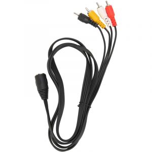 TONYSA C&acirc;ble DIN 5 broches vers 4 RCA femelle m&acirc;le Plug and Play, cordon adaptateur sonore pour amplificateur CD haut-parleur 4,9 pieds