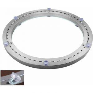Roulement de plateau tournant en métal, base pivotante ronde, rotation à 360°, roulements à billes à une rangée, pour usage intensif, ø45cm