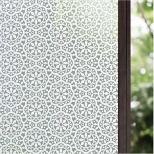 (30x300cm)Film Fen&ecirc;tre Anti Regard Electrostatique Adh&eacute;sif Occultant Intimit&eacute; Film Vitrage Verre D&eacute;poli Givr&eacute; D&eacute;coratif pour Salle de Bain Maison