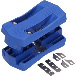 Araseur de chants double Machine de bande de bordure double d&eacute;coupant la t&ecirc;te manuelle de dispositif de coupe et l'outil de menuiserie de trim de