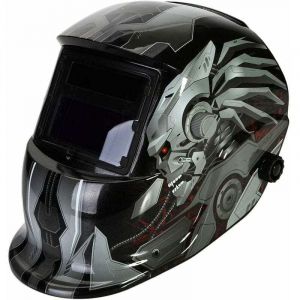 Casque de soudage automatique avec 2 lentilles et 2 capteurs de filtre dimmables DIN9 13 pour le soudage &agrave; l'arc MIG TIG MAG