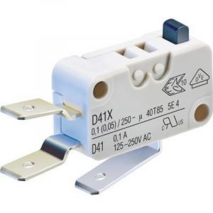 ZF - D419-V3AA Microrupteur D419-V3AA 250 v/ac 0.1 a 1 x On/(On) &agrave; rappel 1 pc(s) D71768