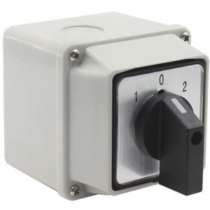 Ikodm - LW26-20/2 Inverseur de source universel avec boîtier de montage - 380 v, 20 a - Sélecteur universel à came rotative
