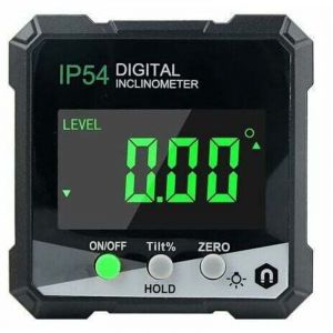 Basetbl - Détecteur d'angle numérique, rapporteur/jauge d'angle avec écran lcd, inclinomètre avec aimant, mesure d'angle numérique