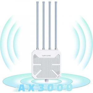 Repeteur WiFi Exterieur Puissant avec Antenne WiFi Longue Port&eacute;e - Amplificateur WiFi 6 Wavlink AX3000 Mesh- Outdoor Poe R&eacute;p&eacute;teur WiFi Ext&eacute;rieur