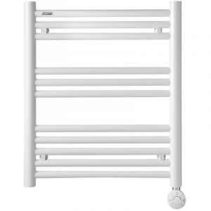 ACOVA S&egrave;che-serviettes &eacute;lectrique &ndash; Angora XS Timer blanc &ndash; 250 W &ndash; 64,6 x 51 cm &ndash; Inertie fluide