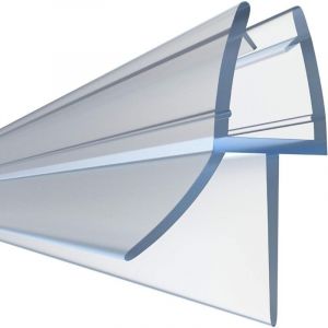 Joint Porte Douche Et Joint Cabine Douche De Qualit&eacute; Sup&eacute;rieure 1x 70 Cm - Joint Porte De Douche En Verre 10 Mm - Joint Douche Avec D&eacute;flecteur D'eau