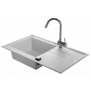 CAREA - &Eacute;vier Granit ARCOS 1 bac Blanc