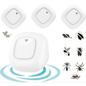 R&eacute;pulsif anti-moustiques &agrave; ultrasons, anti-moustiques &eacute;lectronique d'int&eacute;rieur, peut repousser les moustiques, les rats, les araign&eacute;es, les cafards,