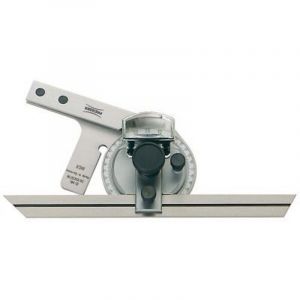 Helios Preisser - Rapporteur d'angle universel avec lecture sans parallaxe, Glissi&egrave;re : 300 mm, Mod&egrave;le Rapporteur d'angle universel