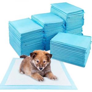 YMYNY 100 Pi&egrave;ces Tapis Absorbant Chien, 33 &times; 45 cm Alaise Jetable Al&egrave;se Pipi Propret&eacute; Educateur Chien Animaux, Aleze Impermeable, Pee Pad