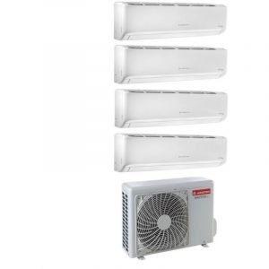 Ariston - Climatiseur quadri split r&egrave;versible s&eacute;rie alys plus 9+9+9 avec quad 110 XD0B-O R-32 Wi-Fi optionnel 9000+9000+9000