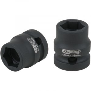 Douille &agrave; chocs 1/2' 6 pans, extra-courte, 14mm - KSTOOLS - 515.0061-E