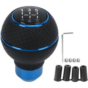 Pommeau de Levier de Vitesse, Pommeau de Levier de Vitesse 5 Vitesses M8 M10 M11 M12 Universel en Aluminium pour Voiture, Bo&icirc;te de Vitesses Manuelle