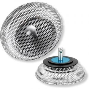 Csparkv - 8.2&times;8.2&times;4cm)1 Pi&egrave;ces Cr&eacute;pine d'&eacute;vier de Cuisine, Filtre &Eacute;vier Cuisine, 304 Bouchon Evier Cuisine Inoxydable, Bonde &agrave; Panier Filtre Evier,