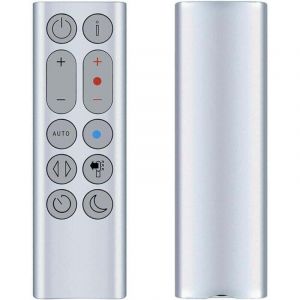 T&eacute;l&eacute;commande de remplacement pour ventilateur de chauffage/purificateur d'air Dyson Pure Hot + Cool HP04 HP05 HP06 HP09 HP4A (couleur : argent)