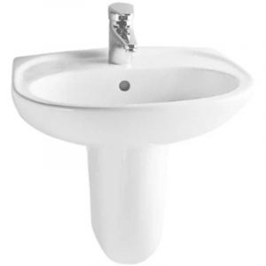 Demi-colonne pour lavabo blanc brillant - Vitra Normus