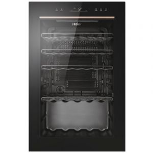 Haier - HWS49GAE-Cave a vin pose libre 49 bts noir vitree
