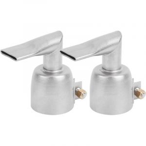 2pcs Buses de Pistolet &agrave; Chaleur, 20mm 90 Degr&eacute;s Coud&eacute; Buse de Soudage Pistolet &agrave; Air Chaud Buse de Soudage Accessoire Pistolet &agrave; Chaleur Conseils