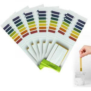 Coocheer - Bandelettes de Test pH, Testeur de pH, Indicateur de pH, Papier pH pour Eau, Sol, Boissons et Autres Substances