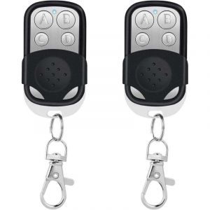 YMYNY Telecommande Universelle Portail, 2pcs Telecommande Garage Universelle sans Fil, Telecommande Portail Compatible 433.92 MHz Rolling Code &agrave; 4