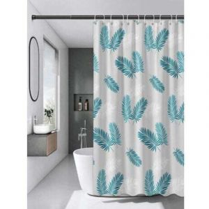 150 x 180cm Rideau de Douche imperm&eacute;able pour Salle de Bain, Rideau de Douche en Plumes PEVA, d&eacute;coration de Maison Moderne translucide