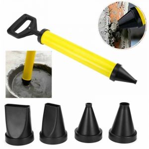 Pistolet &agrave; ciment,Ensemble De Pistolet &agrave; Mortier,Pistolet &agrave; calfeutrer pulv&eacute;risateur mortier Citron Vert Pistolet applicateur,Seringue &agrave; mortier + 4