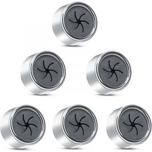 Tigrezy - Lot de 6 Porte Torchons, Crochet Torchon Cuisine, Accroche Torchon Ronds pour Cuisine, Salle de Bain et Maison, Accroche Serviette Cuisine,