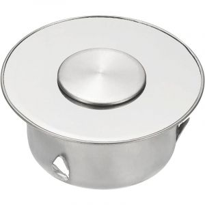 Bouchon pour Tuyau, Cache-trou de chemin&eacute;e, Cache Tuyau, Couvercle De Trou De Chemin&eacute;e,Bouchon Chemin&eacute;e Perfor&eacute; en Acier Inoxydable &Oslash; 110mm