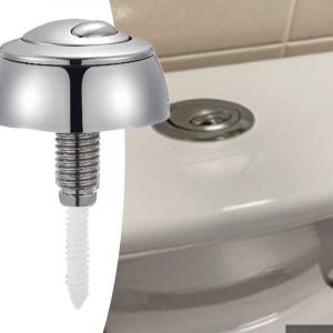 Pi&egrave;ces de rechange pour vanne de chasse d'eau, adapt&eacute;es &agrave; la vanne de vidange Siamp optima 49, argent + couvercle de support