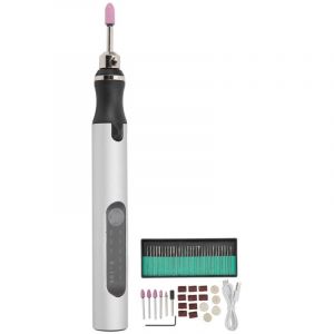 Gistuch - Outil de gravure Vibro, stylo micro graveur électrique Mini stylo micro graveur 10W Micro graveur électrique pour céramique pour