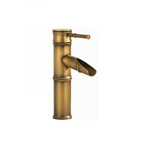 Ymyny - jamais UTILISÉ]Robinet de lavabo rétro en laiton, robinet de salle de bain pour lavabo, robinet de lavabo à poignée unique rétro, robinet de