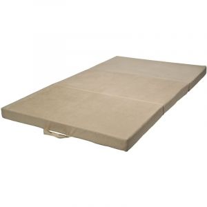 Viking Choice - Matelas pliable matelas d'appoint 200x120x10 cm blanc cassé