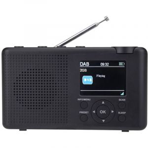 Reflexion - TRA23DAB/GR Radio de table dab+, dab, fm dab+, fm rechargeable anthracite, gris