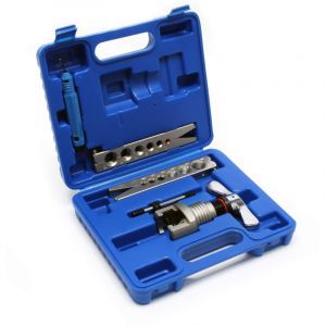 Coffret Outil sertissage 45&deg; pour c&ocirc;ne Excentrique Dudgeonniere Alu & cuivre m&eacute;trique/imp&eacute;rial
