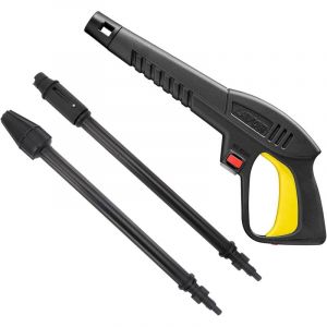 Pistolet &agrave; eau haute pression avec lance &agrave; jet variable et lance rotative, D&eacute;clencher le pistolet,compatible avec les nettoyeurs haute pression Lavor