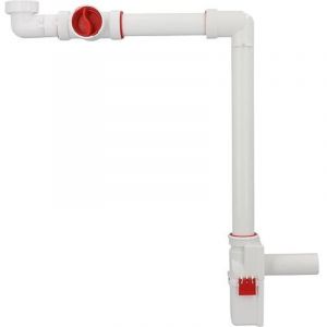 Siphon de lavabo gain de place DN32 - 1 1/4 x 32 mm