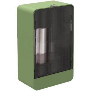 Porte-savon mural pour douche, porte-savon pour barre de douche, bo&icirc;te de rangement pour savon de salle de bain, bo&icirc;te &agrave; savon kitsch, adh&eacute;sif sans