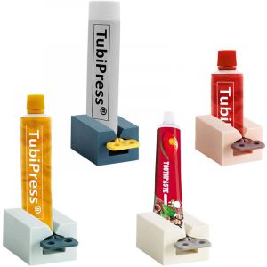 4 Pi&egrave;ces Presse-Dentifrice, Presse-Tube de Dentifrice &agrave; Rouler Blanc Extracteur de Dentifrice Tube Presse Presse-Presse Distributeur pour Salle de