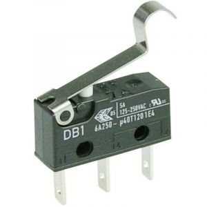ZF - DB1C-B1SC Microrupteur DB1C-B1SC 250 v/ac 6 a 1 x On/(On) &agrave; rappel 1 pc(s) D72409