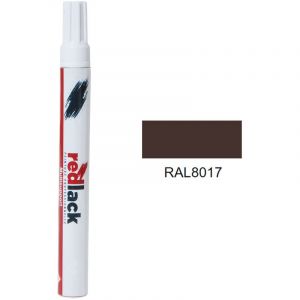 Peinture feutre retouche Brun chocolat ral 8017 Satin&eacute; multisupport Redlack