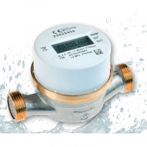 Compteur d'eau r&eacute;sidentiel &eacute;lectronique Qn 2,5 - 3/4" x 130 mm - &Eacute;talonnage froid 2026