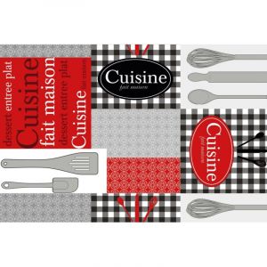 Tapis cuisine retro 40cm x 60cm