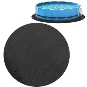 Tapis de sol pour piscine hors sol rond 4,6 m &ndash; Mat&eacute;riau g&eacute;otextile durable &ndash; Protection contre perforations et d&eacute;chirures &ndash; Installation facile