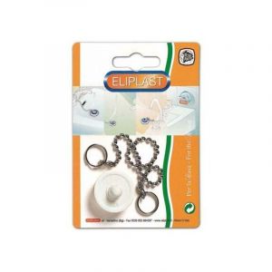 Bonde Lavabo Caoutchouc Blanc mm 35 Eliplast